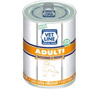 Vetline Vet Line Umido Tacchino e Patate per Cani Adulti 400 g