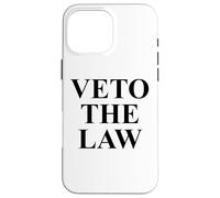 Veto the Law No Kings in America Anti Fascism Resist Protest Custodia per iPhone 16 Pro Max