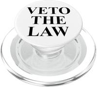 Veto the Law No Kings in America Anti Fascism Resist Protest PopSockets PopGrip per MagSafe