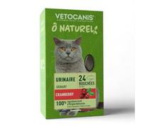 Vetocanis - Oo naturale - Boccini urinari gatto al mirtillo - Dolcetti per gatti da usare come ricompensa per gatti, 24 bocchini - 36 g