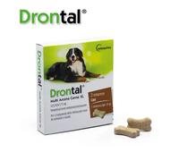 Vetoquinol Drontal Plus Vermifugo antiparassitario aroma carne Compresse per cani 2 Compresse peso oltre i 20 kg - 1° ORDINE? scegli lo sconto BZR5 / BZR20 + 200 punti fedeltà