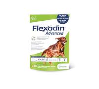 Vetoquinol Flexadin Mangime complementare Per Cani, Ideale Per il supporto del Metabolismo Articolare -, Flexadin Advanced, 30 Tavolette Appetibili - 150 gr