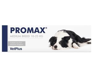 Vetplus Promax medium breed 18 ml - Pasta probiotica per i disturbi digestivi del cane, 1 siringa