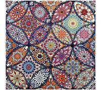 VETPW Fiore di Mandala Pittura Diamante Kit Drill, 5D DIY Diamond Pasted Painting Kit con i Numeri, Strass Fai da Te Ricamo a Punto Croce Arts Craft per Home Wall Decoration(30x30CM)