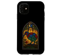 Vetrata Kiwi Bird Window Art Custodia per iPhone 11
