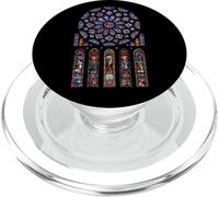 Vetrata Rosa, Cattedrale di Chartres Francia Arte PopSockets PopGrip per MagSafe