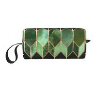 Vetrata Verde Foresta, Borsa per il trucco Borsa per cosmetici Borsa da toilette da viaggio portatile Borsa per trucco Organizer
