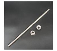 Vetreria da laboratorio 1 pezzo di asta di miscelazione in acciaio inossidabile SUS304 for agitatore for macchina di dispersione, parti di laboratorio(8x450mm)