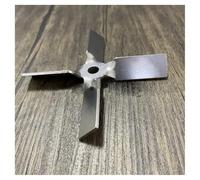 Vetreria da laboratorio 1 set DIA 40mm A 100m Lab 304 Acciaio inossidabile Elica a quattro pale con asta di agitazione Materiale verso l'alto durante l'agitazione 5(100mm blade with rod)