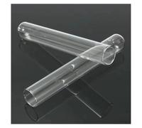 Vetreria da laboratorio 10 provette in vetro trasparente da 10 mm a 30 mm, in borosilicato, con fondo a forma di U, for laboratorio(13mmx100mm)