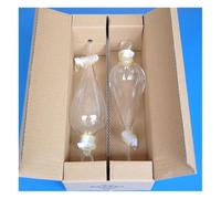 Vetreria da laboratorio 2 pezzi/confezione 500 ml imbuto separatore con tappo in vetro imbuto a vite vetreria da laboratorio