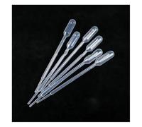 Vetreria da laboratorio 20 pezzi a 200 pezzi Laboratorio 0,2 ml 0,5 ml 1 ml 2 ml 3 ml 5 ml 10 ml Pipetta di plastica monouso Contagocce trasparente(10ml 20pcs)