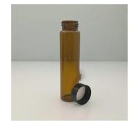 Vetreria da laboratorio 2ml a 60ml campione di vetro da laboratorio marrone vite-bocca essenziale fiala da laboratorio vetreria(10ml 18x65mm 20pcs)