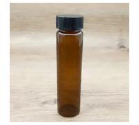 Vetreria da laboratorio 5 pezzi 10 pezzi 510/15/20/30/40/50/60 ml Flacone di vetro marrone Flacone di reagente da laboratorio con tappo a vite in plastica Tampone PE(5ml 10pcs)