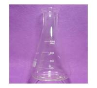Vetreria da laboratorio 5 pezzi/lotto da laboratorio, beuta conica da 1000 ml, beuta di Erlenmeyer con bocca larga, vetreria da laboratorio