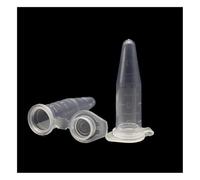 Vetreria da laboratorio 500-1000 pezzi di provette for centrifuga in plastica da laboratorio, provette trasparenti in plastica, fiale for centrifuga, tappo a scatto, bottiglia di semi, esperimento(0.2