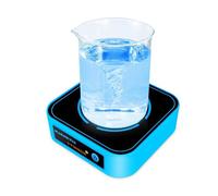 Vetreria da laboratorio Agitatore magnetico, mini piastra di agitazione magnetica con 2 barre di agitazione, agitatore magnetico da 3000 giri/min, agitatori da laboratorio(Blue)
