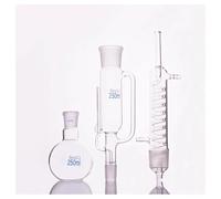Vetreria da laboratorio Apparecchio di estrazione con condensatore freddo e giunti in vetro smerigliato. Capacità del pallone: 100 ml/150 ml/250 ml/500 ml/1000 ml/2000 ml.(1000ml)