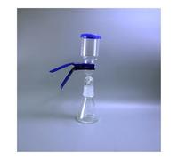 Vetreria da laboratorio Apparecchio di filtrazione sotto vuoto con anima in sabbia di vetro, unità filtrante for solventi liquidi, con tazza filtrante e flacone di raccolta da 250 ml