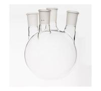 Vetreria da laboratorio Bottiglia a quattro colli con angolo piccolo e pareti spesse, 2000 ml, in vetro borosilicato F21(2000mL-F2182L41X)