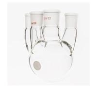 Vetreria da laboratorio Bottiglia dritta a quattro colli con pareti spesse da 100 ml e 250 ml in vetro borosilicato F21(F2192599)