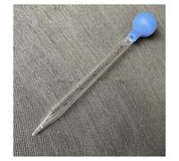 Vetreria da laboratorio Contagocce graduato in vetro da 2 e 4 pezzi, volume 0,5 ml/1 ml/2 ml/3 ml/5 ml/10 ml, con testa in gomma.(0.5ml 10pcs)