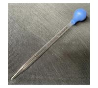 Vetreria da laboratorio Contagocce graduato in vetro da 2 e 4 pezzi, volume 0,5 ml/1 ml/2 ml/3 ml/5 ml/10 ml, con testa in gomma.(5ml 10pcs)