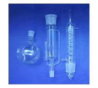 Vetreria da laboratorio Estrattore in vetro da 500 ml con corpo estrattore a condensatore a spirale, vetreria da laboratorio
