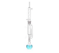 Vetreria da laboratorio Estrattore in vetro da laboratorio da 150/250/500 ml, condensatore e corpo dell'estrattore, set di vetreria da laboratorio.(150ml(snake))