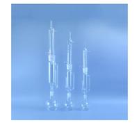 Vetreria da laboratorio Estrattore in vetro da laboratorio da 150 ml/250 ml/500 ml, condensatore e corpo dell'estrattore con spirale/bulbo, kit di vetreria da laboratorio(150ml With Coiled)