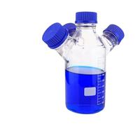 Vetreria da laboratorio Fiale di fase a due/tre/quattro colli con tappo a vite da 250 ml-2000 ml da laboratorio(Four-necked500ml)