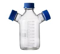 Vetreria da laboratorio Fiale di solvente da laboratorio a due/tre/quattro colli con tappo a vite da 250 ml-2000 ml(Three-necked2000ml)