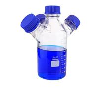 Vetreria da laboratorio Fiale di solvente da laboratorio a due/tre/quattro colli con tappo a vite da 250 ml-2000 ml(Four-necked250ml)