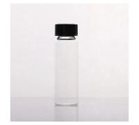 Vetreria da laboratorio Flacone for campioni in vetro da 2-60 ml con tappo a vite marrone, tappo in plastica e tampone in PE, attrezzatura da laboratorio(5ml 18x40mm 100pcs)
