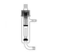Vetreria da laboratorio Giunto regolabile 19/22 / Con ugello piccolo staccabile GL14mm Vetro borosilicato B25(B25-KT)