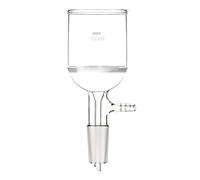 Vetreria da laboratorio Imbuto Buchner in vetro 24/40 da 100 ml con adattatore for vuoto da 10 mm(NO5 2-5um)