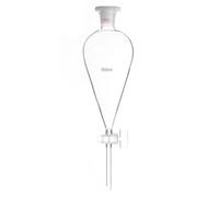 Vetreria da laboratorio Imbuto separatore a forma di laboratorio da 125 ml a 1000 ml for esperimenti di separazione(500ml (glass piston))