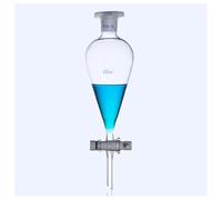 Vetreria da laboratorio Imbuto separatore a forma di pera da laboratorio Imbuto separatore da laboratorio con vetro(500mL glass stopper)