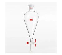 Vetreria da laboratorio Imbuto separatore a forma di vetro da laboratorio da 60 ml a 1000 ml for la separazione(1000ml PTFE piston)