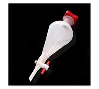 Vetreria da laboratorio Imbuto separatore in plastica sagomato da 250 ml con tappo Imbuto separatore in PP Forniture da laboratorio