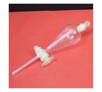 Vetreria da laboratorio Imbuto separatore in vetro da 60 ml con base in vetro smerigliato, 2 pezzi