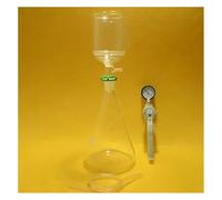 Vetreria da laboratorio Kit di filtrazione for aspirazione da laboratorio da 2000 ml 24/40, imbuto da 90 mm, pallone in vetro, pompa for vuoto
