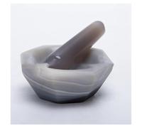 Vetreria da laboratorio Mortaio da laboratorio puro e naturale da 30 mm a 130 mm con pestello(Inner DIA 140mm)