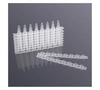Vetreria da laboratorio Provette a otto file con coperchio piatto 0,1 ml Provette a strisce 125 file/cartone PST-0108-FT-C