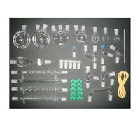 Vetreria da laboratorio Set da 36 pezzi 24/40 Kit di vetreria for laboratorio in vetro