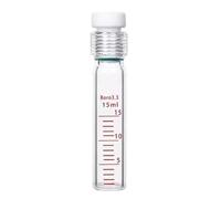 Vetreria da laboratorio Tappo a parete spessa Tubo resistente alla pressione Bottiglia di vetro Tappo a vite Tubo colorimetrico Bilancia Vasca di reazione(Round 100ml)