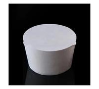 Vetreria da laboratorio Tappo in gomma bianca disponibile in misure da 000# a #13 Tappo in gomma bianca for apparecchiature di laboratorio(No.0 20pcs)
