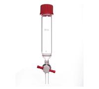 Vetreria da laboratorio Tubo di sintesi in fase solida con apertura da 2 mm, valvola in PTFE, fase solida P12(50mL-P120050C)