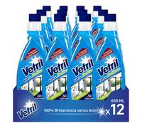 Vetril - Ricarica per Detergente Spray Vetri e Multiuso con Ammoniaca, Azione Sg