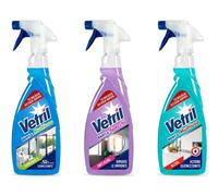 Vetril Vetri & Multiuso Trigger 650 Ml Cassa Mista 12 Pezzi: 6 Vetril Ammoniaca